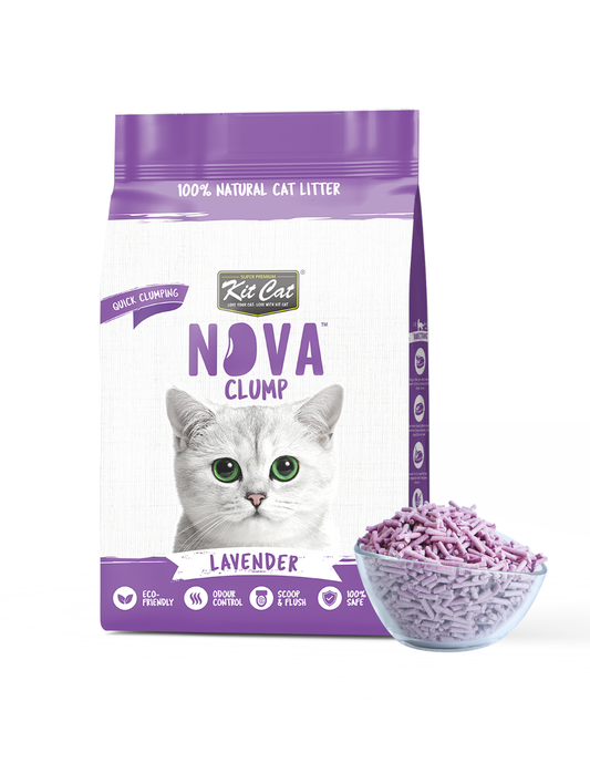 Kit Cat Arena Eco SoyaClump - Lavender 7 L Arena para gatos