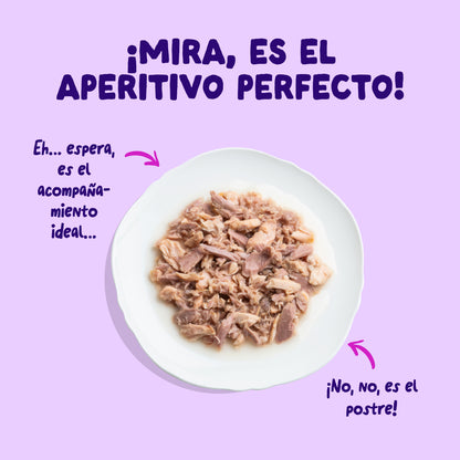 Filetes de salmón y atún para gatos Edgard & Cooper 70 g