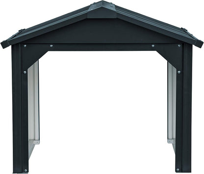 Duramax - Caseta Cobertizo Jardín - Roboshed  - Metal - Color Gris Antracita_4