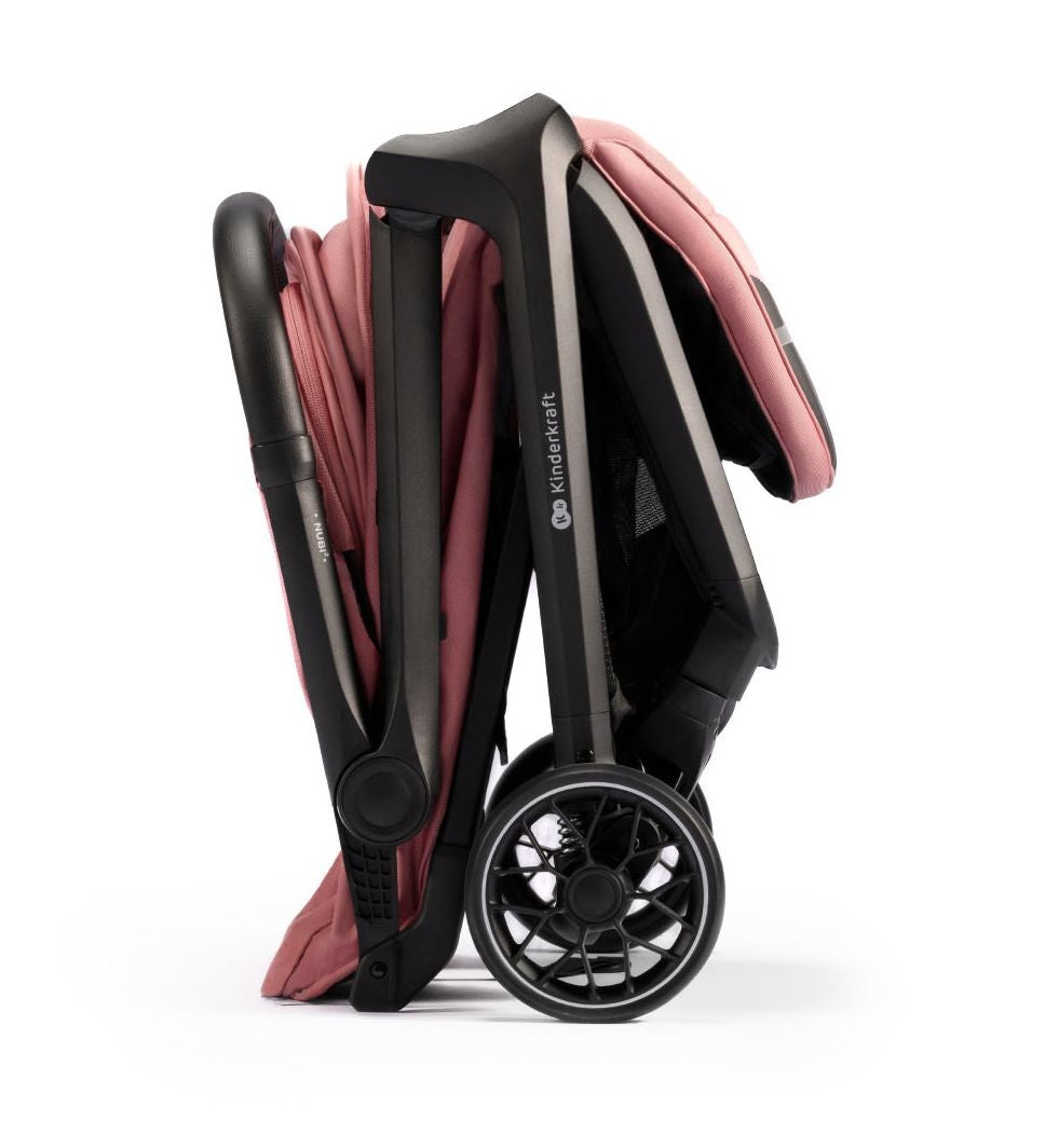 Silla De Paseo De Plegado Automático Nubi 2 Hasta 22 Kg Pink Quartz_3