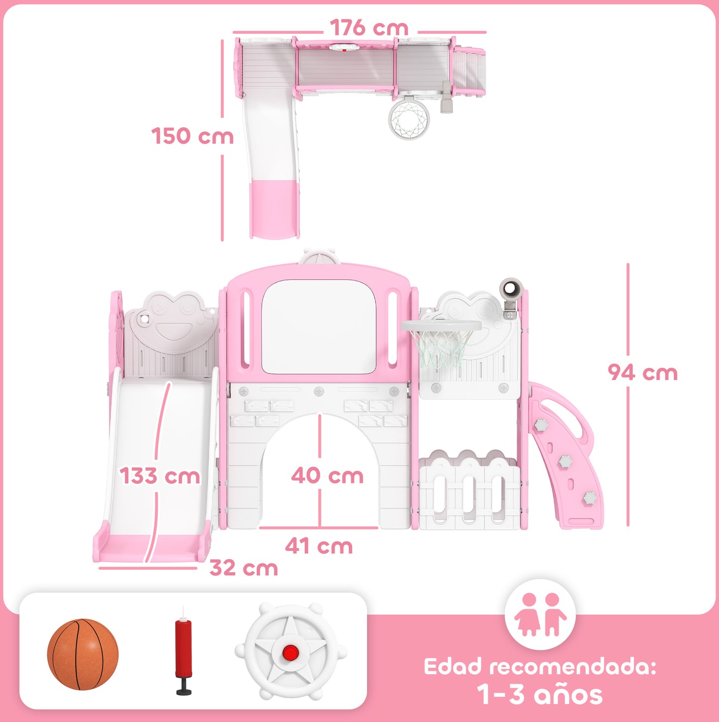 Aiyaplay Tobogán Infantil 7 En 1_2