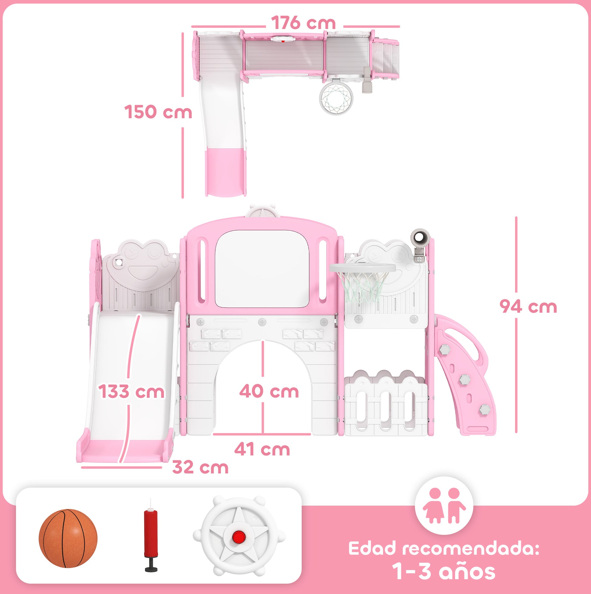 Aiyaplay Tobogán Infantil 7 En 1_2