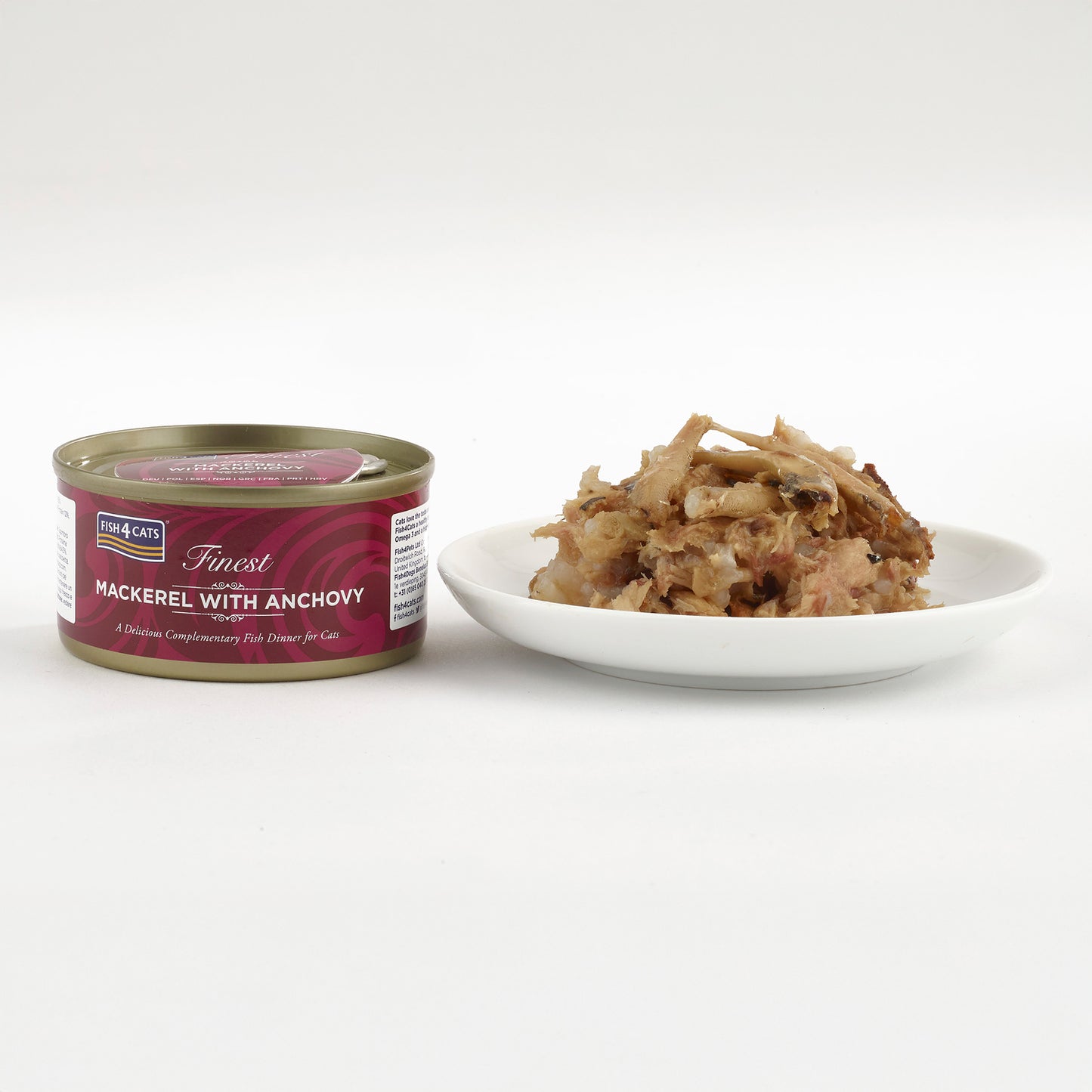 Fish4cats Filete Para Gato – Caballa Con Anchoas 70 G (pack De 10)_1