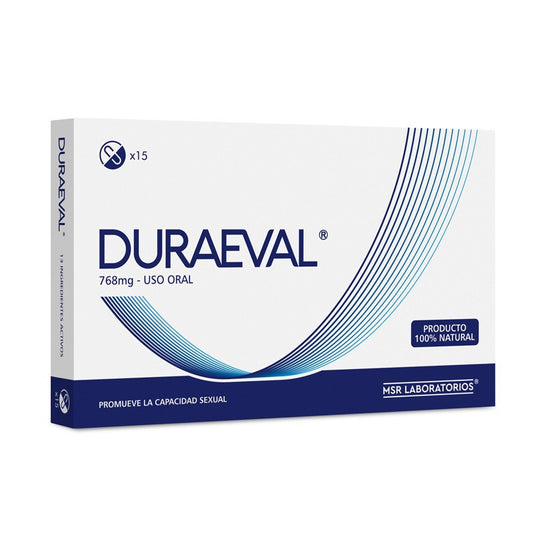 Duraeval 768mg 15 Capsulas Msr Lab_0