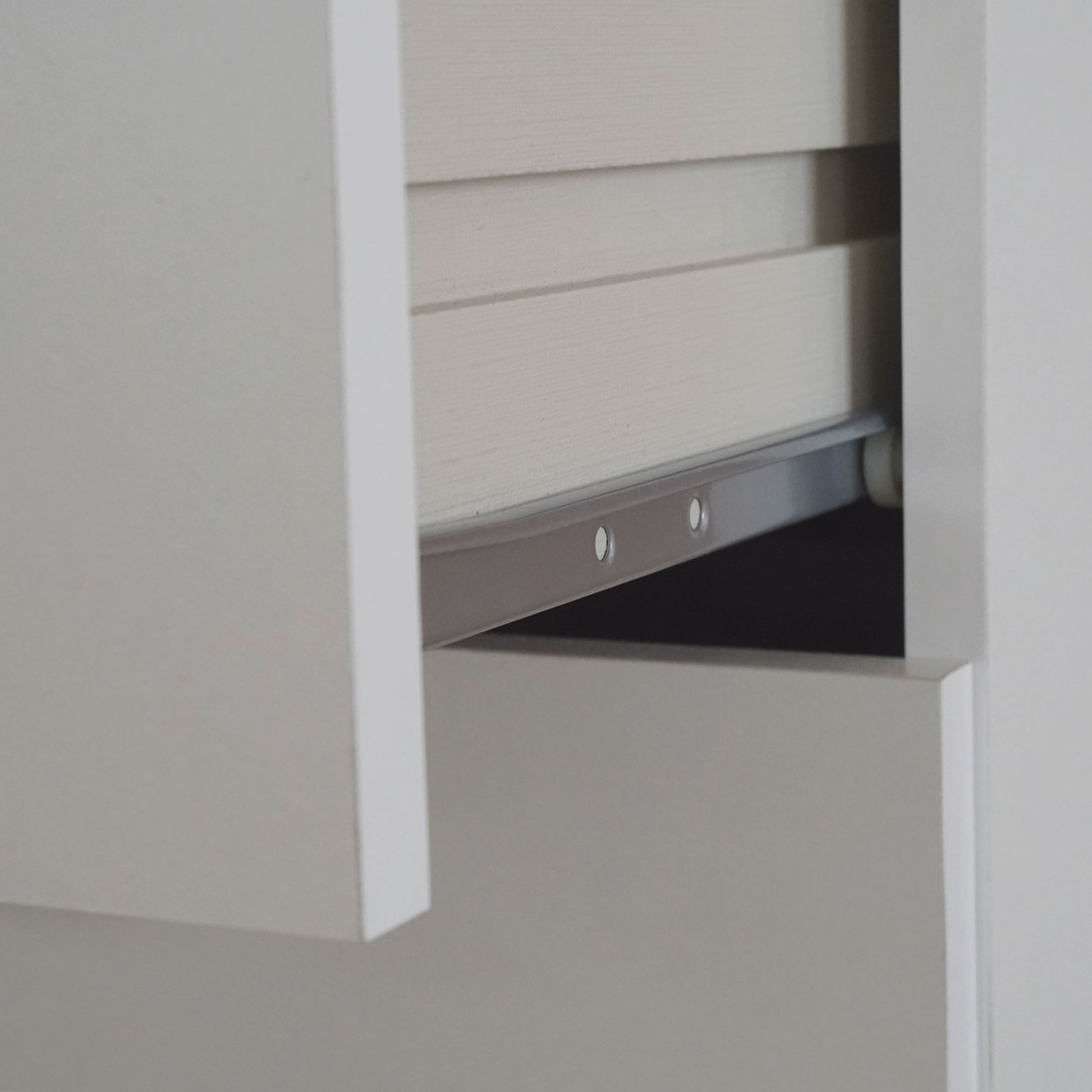 Cajonera Dormitorio Sinfonier Alto, Cómoda 6 Cajones, 110x40x40 Cm (alto X Ancho X Profundo), Briebe, Nova, Blanco_4