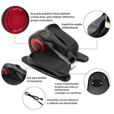 ECO-DE Mini Bicicleta Elíptica eléctrica Pedaleador con Asistencia ECO-804