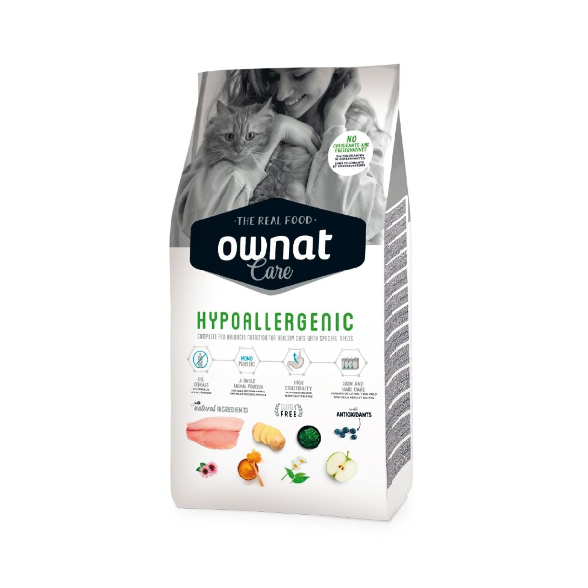 Ownat Care Hypoallergenic Pienso para gatos 3 kg