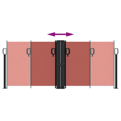 Vidaxl Toldo Lateral Retráctil Terracota 100x600 Cm_4