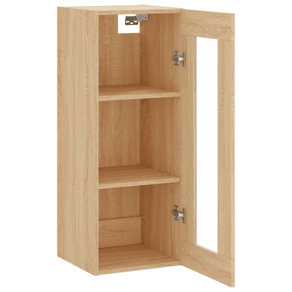 Armario De Pared Roble Sonoma 34,5x34x90 Cm / Vetonek_4
