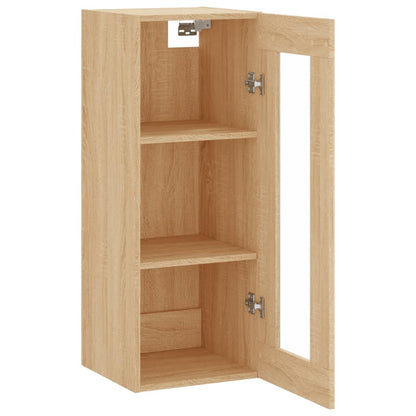Armario De Pared Roble Sonoma 34,5x34x90 Cm / Vetonek_4