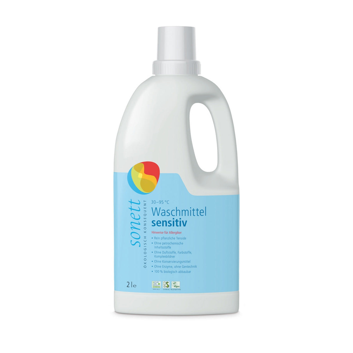Detergente líquido neutro para ropa Sonett 2 L