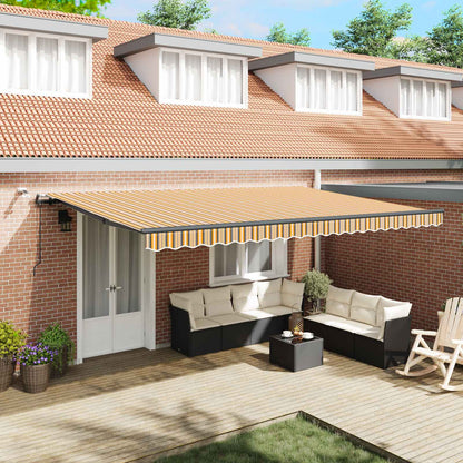 Toldo Retráctil Multicolor 500 X 350 Cm Poliéster_1