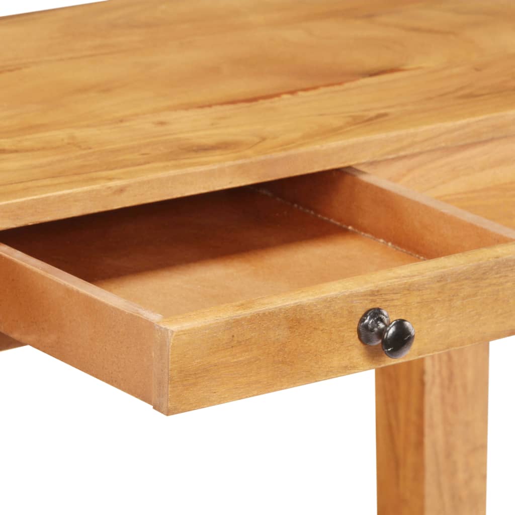 Mesa Consola De Madera Maciza De Acacia 100x40x76 Cm_2
