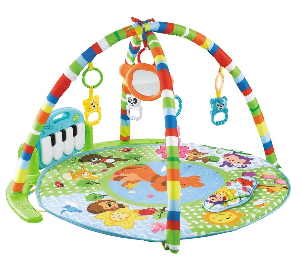 Manta De Actividades Con Piano Happy Cangaroo Blue_0