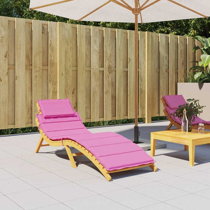 Vidaxl Cojín De Tumbona Tela Oxford Rosa_1