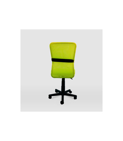 Silla De Oficina Alba Acabado Negro/verde. Alto: 83.5-95.5cm Ancho: 55cm Fondo: 55cm._2