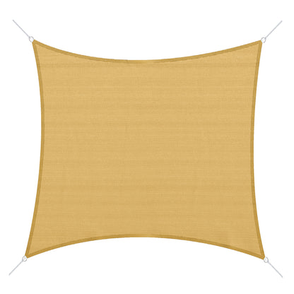 Outsunny Toldo De Vela Sombrilla Parasol Rectángulo Tejido De Poliester 185 G/m²_0