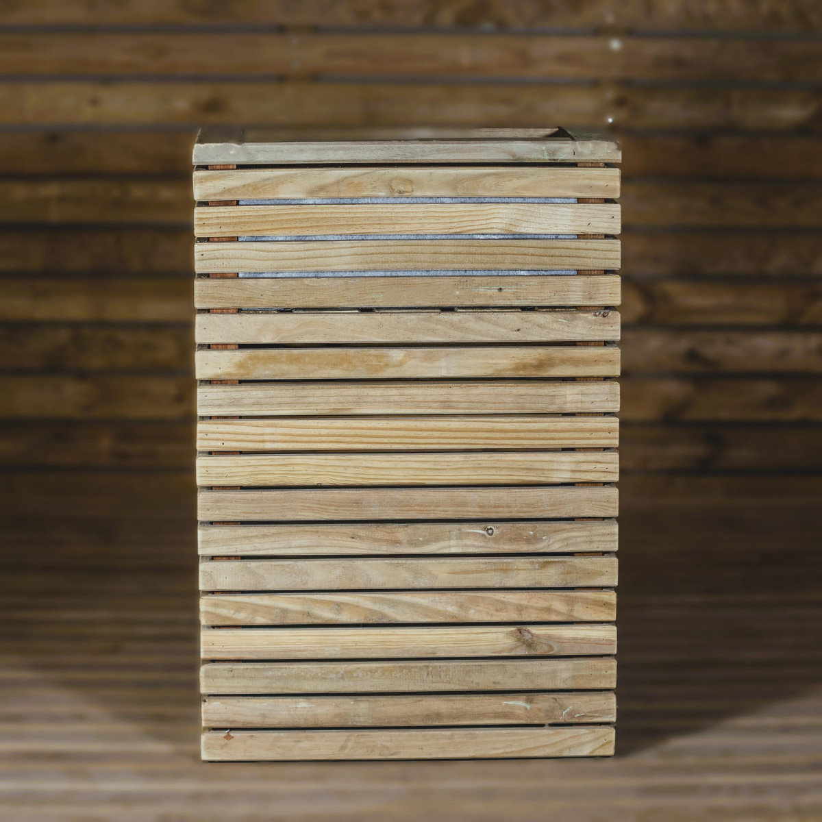 Jardinera Luxe Torre De Madera Tratada Vidahuerto 100x30x90 Cm.