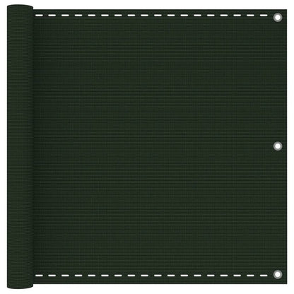 Vidaxl Toldo Para Balcón Hdpe Verde Oscuro 90x500 Cm_0