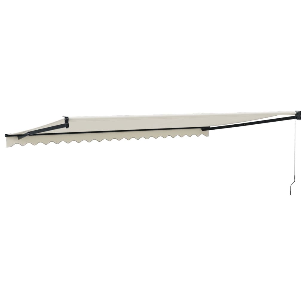 Toldo Retráctil Aluminio Y Tela Color Crema 5x3 M_4