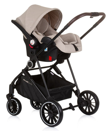 Carrito De Bebé Trio Convertible Aura Hasta 22 Kg Macadamia_4