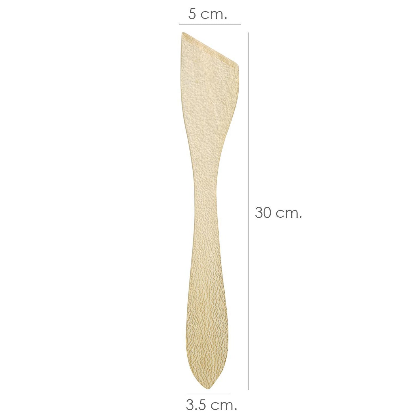 Espatula Sarten Cocina Madera Oryx 30 Cm._1