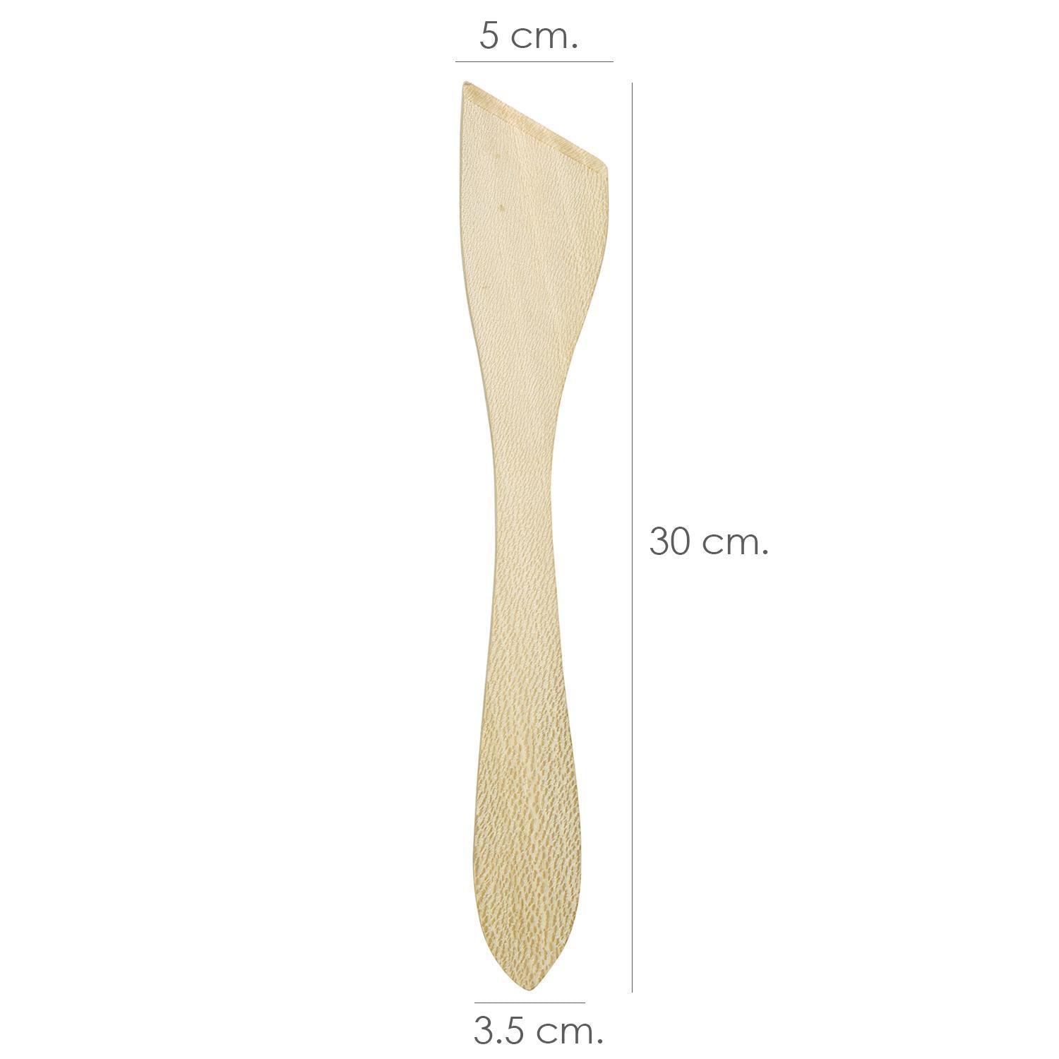 Espatula Sarten Cocina Madera Oryx 30 Cm.