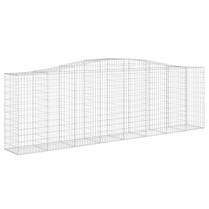 Cestas De Gaviones 3 Uds Forma De Arco Hierro 400x50x120/140 Cm_2