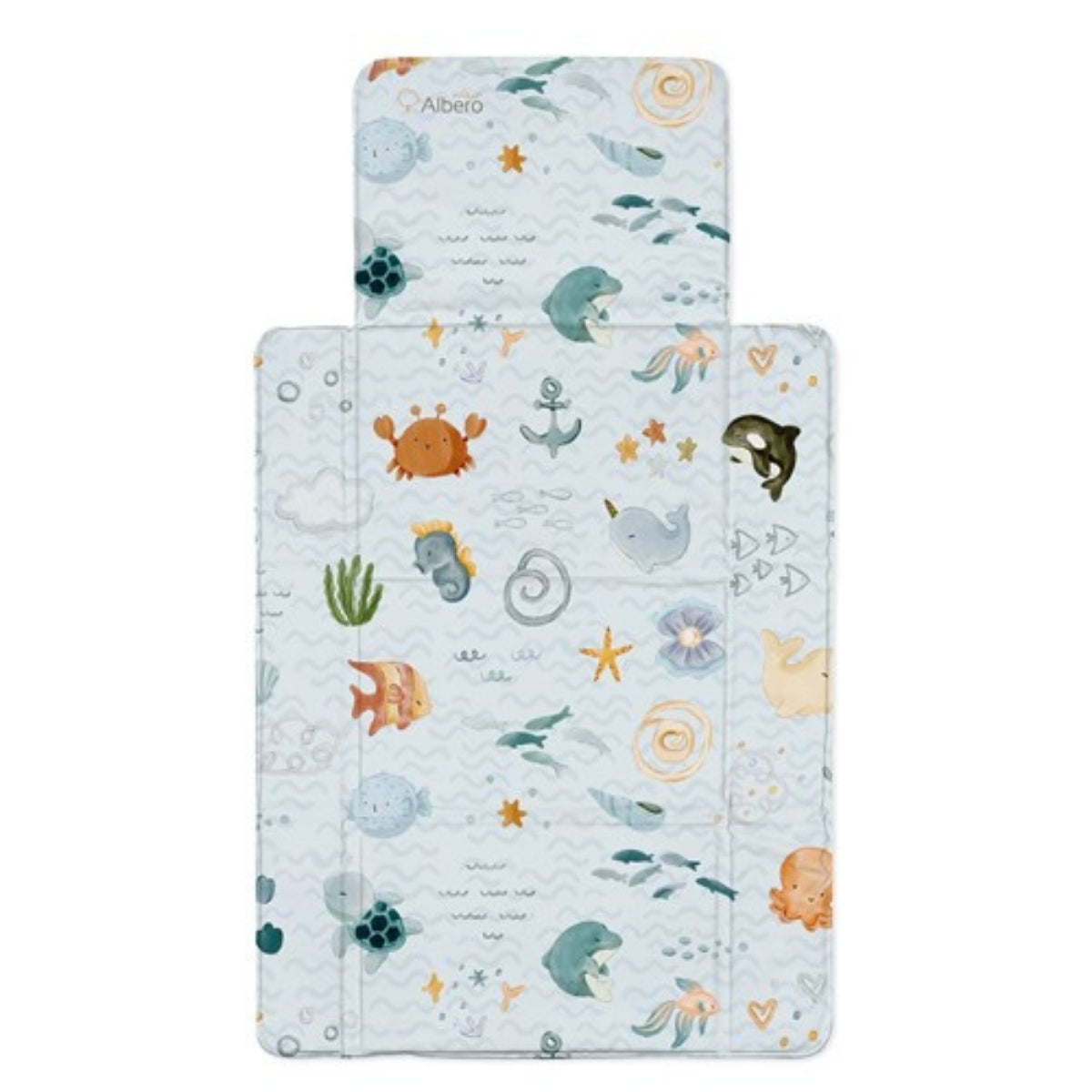 Cotton Color Cambiador Plegable De Viaje Plastificado Cotton Color Albero Mio | Cambia A Tu Bebé Fuera De Casa Sin_4