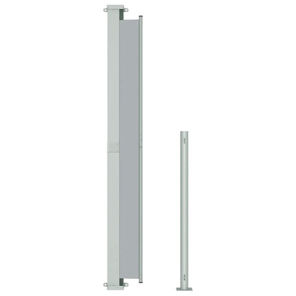Vidaxl Toldo Lateral Retráctil Para Patio Gris 220x300 Cm_4