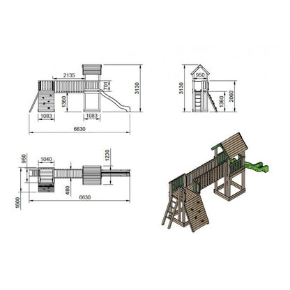 Parque Infantil Masgames Aurora Boreal Superficie De Arena, Tierra O Cesped._3