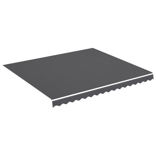 Tela De Repuesto Para Toldo Gris Antracita 4x3,5 M Poliéster_0