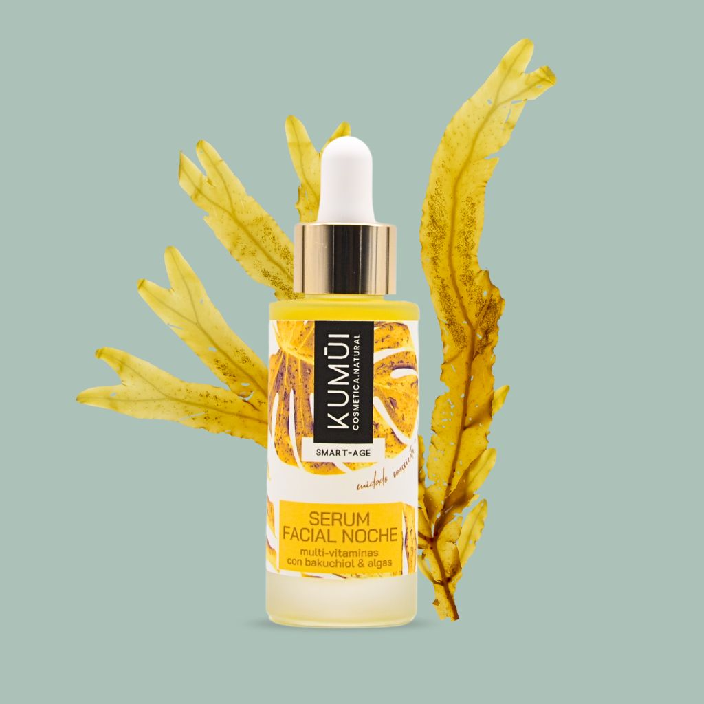 Serum Facial Noche Multi-vitaminas Con Bakuchiol (vitamina A Vegana) & Algas KUMUI 30ml_2