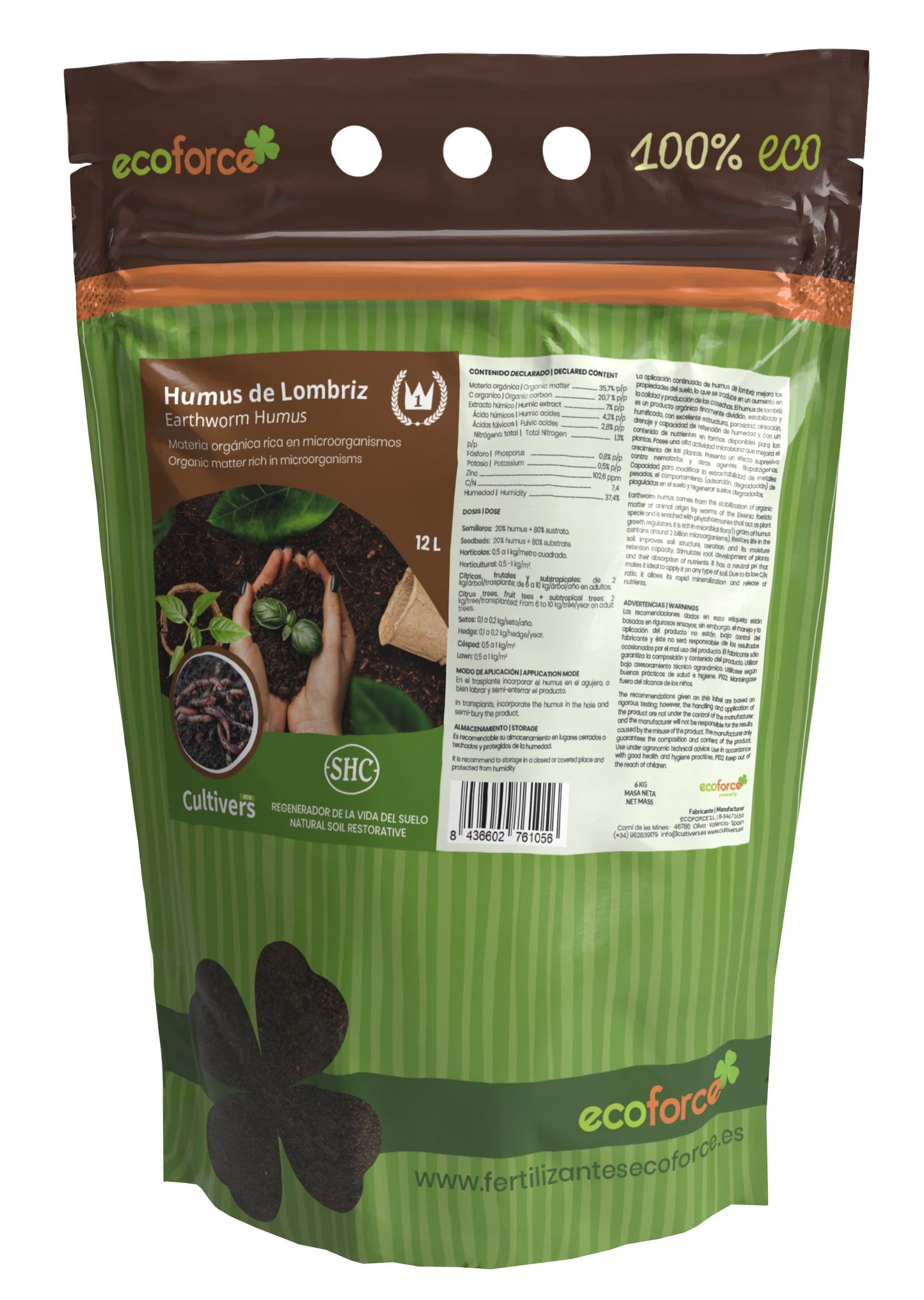 Humus De Lombriz Cultivers 20 L_1