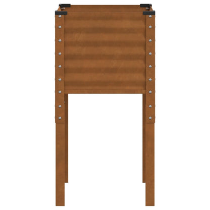 Maceta Para Jardín Oxidado 45 X 45 X 88 Cm Acero Galvanizado_5