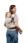 Mochila Portabebé Evolutiva Adaptable Boba X Linen Pampas