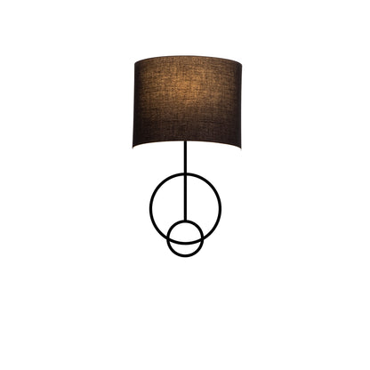 Aplique De Pared, Metal , Negro, 15x24x52, Casquillo E 27 Max 40 W_2