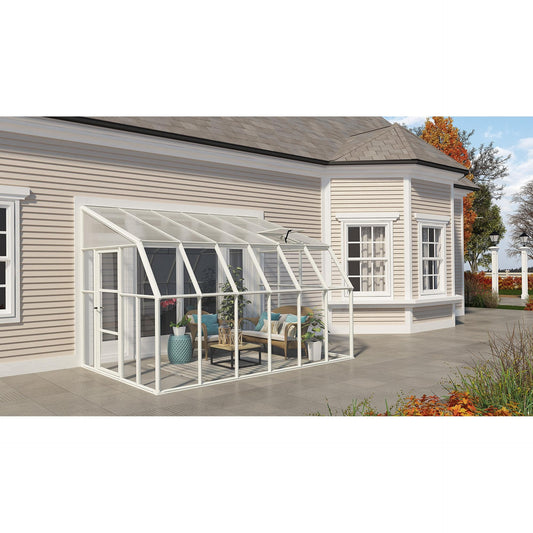 Pérgola adosada cerrada Sunroom 384x257 cm