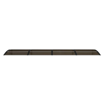 Marquesina De Puerta Policarbonato Negro 350x75 Cm_2