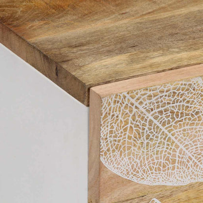 Mesa De Centro De Madera Maciza Mango 100x54x40 Cm_4
