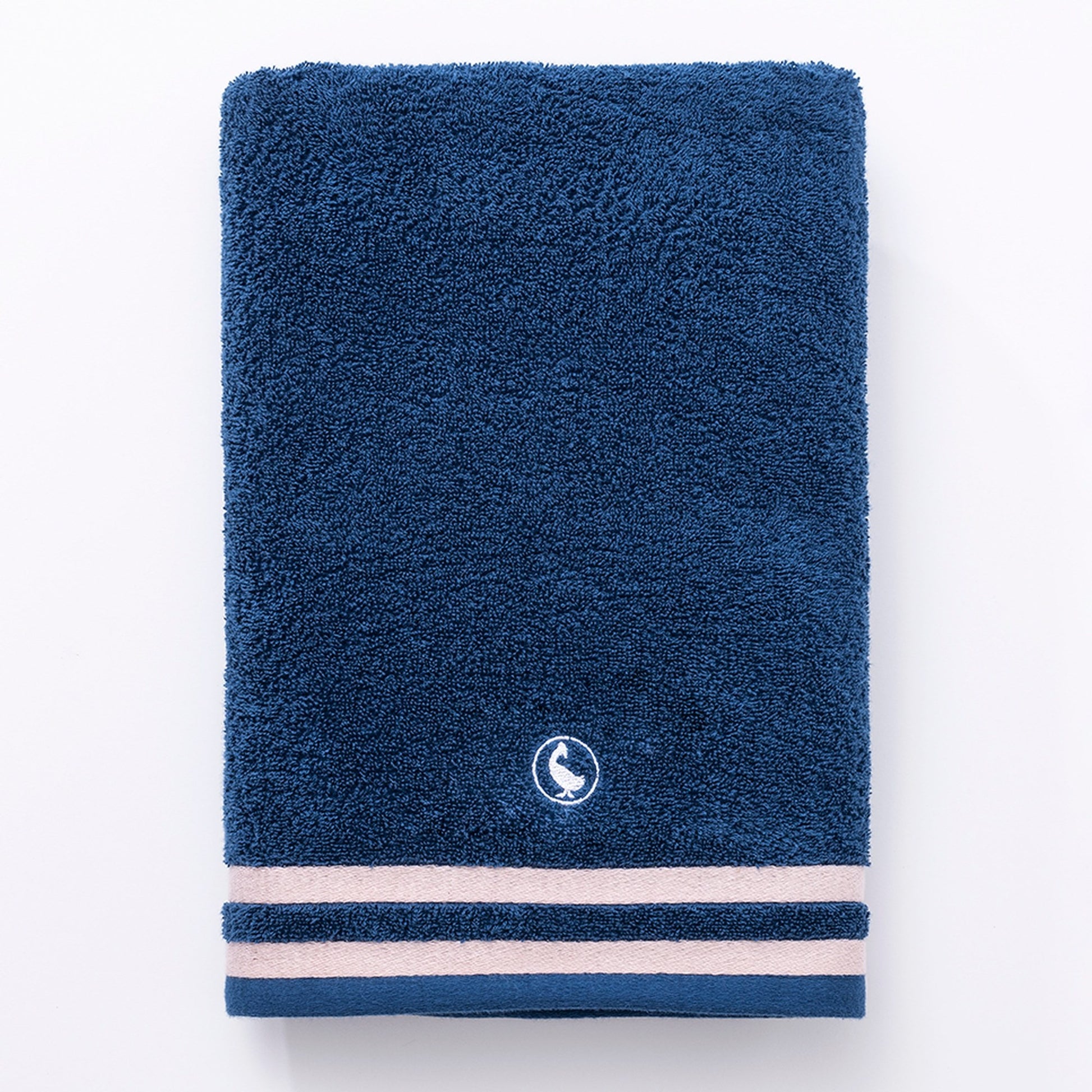Toalla De Ducha En Azul Marino 70x140 100% Algodón 500gsm El Ganso