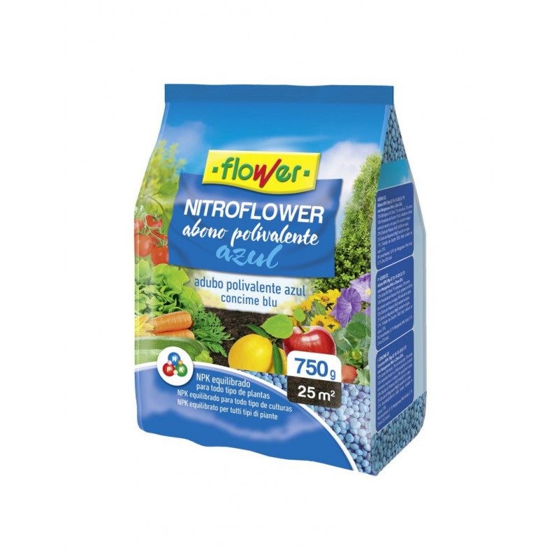 Abono Nitroflower Azul 750gr Caja_0