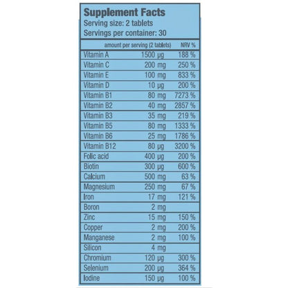 Multivitamin For Women 60 Tab
