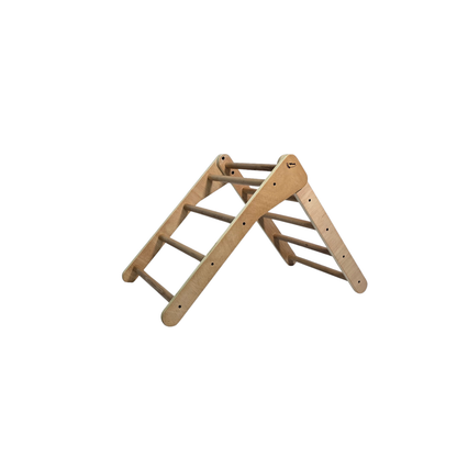 Triángulo Pikler + Rampa de escalada. Talla mediana. Encerado Ecológico_2