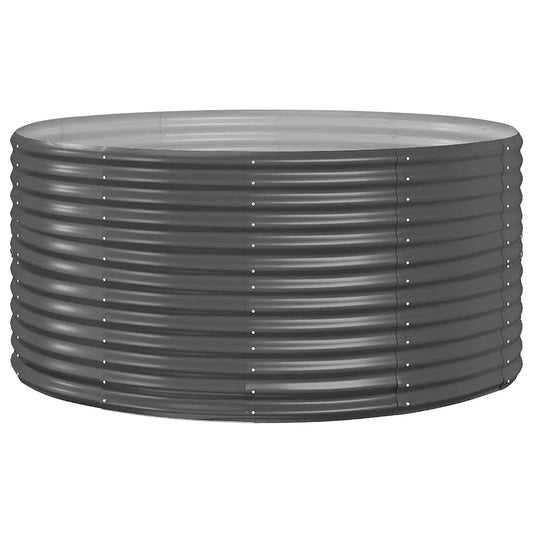 Jardinera Arriate Acero Galvanizado Antracita 140x140x68cm_0