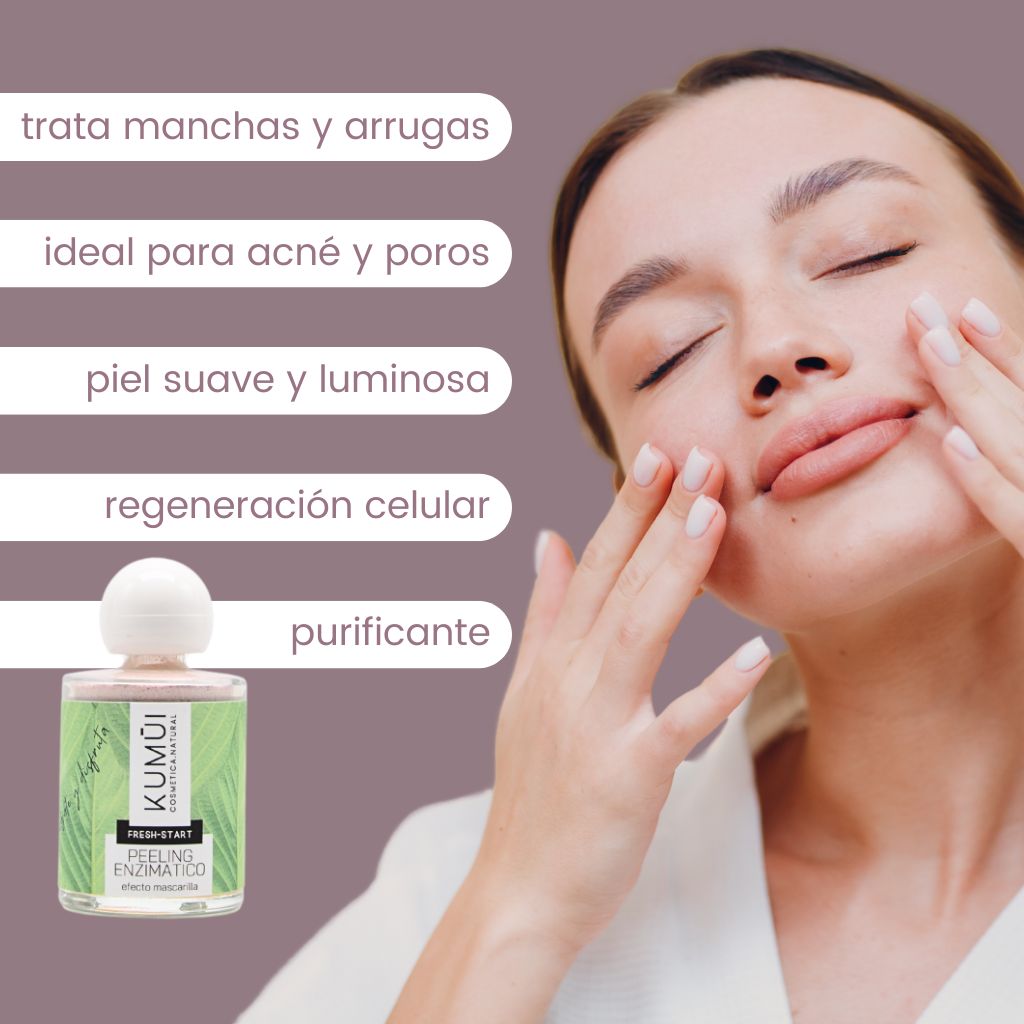 Peeling Enzimatico Con Efecto Mascarilla 2 En 1 - Formato Polvo KUMUI 30ml_1