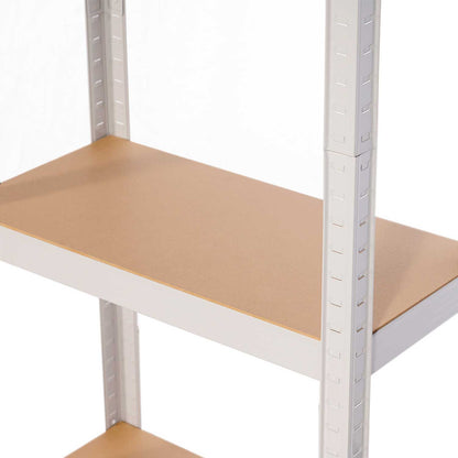 Pack 2 Estanterías Metálicas Con 4 Baldas Ajustables 148x60x30cm 240kg O91_2