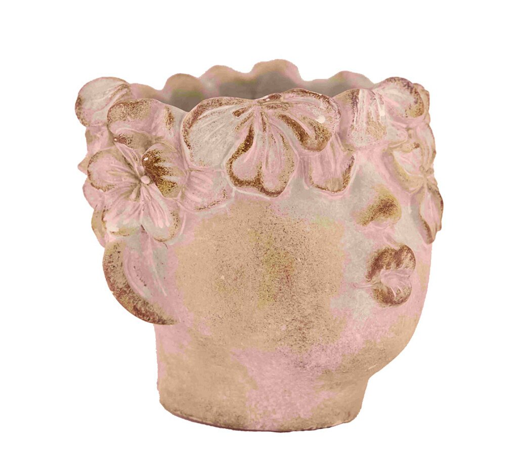 Macetero Cemento De Cara 20cm_0