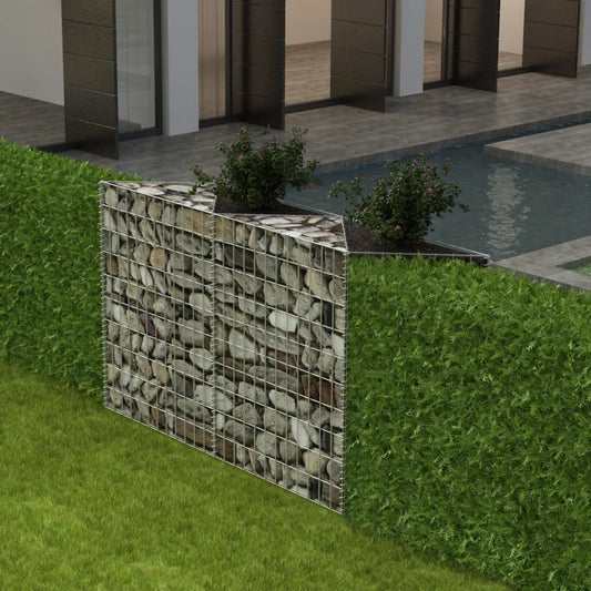 Cesta De Muro De Gaviones Acero Galvanizado 120x30x100 Cm / Vetonek_0