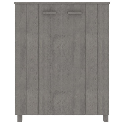 Zapatero Hamar Madera Maciza Pino Gris Claro 85x40x108 Cm / Vetonek_5